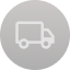Simple delivery truck icon