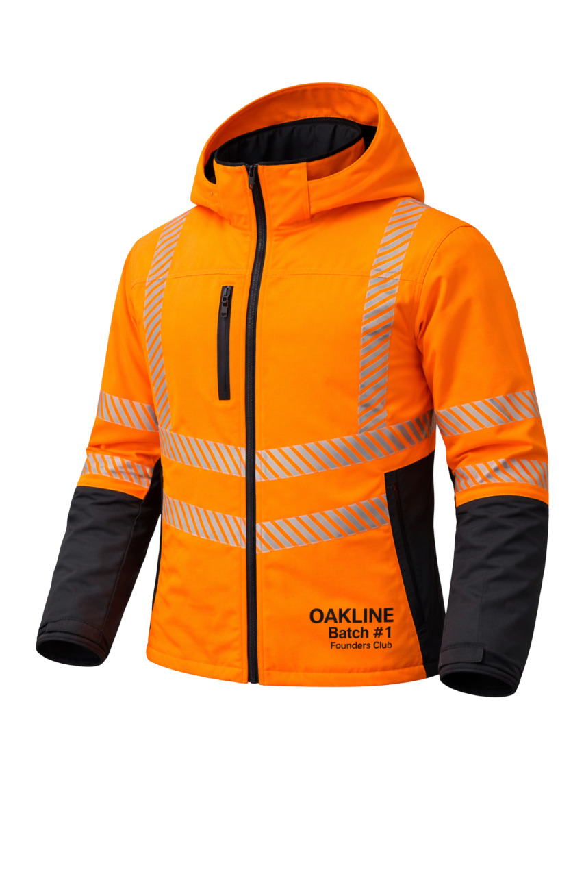 OAKLINE PRO The Kimi Hi Vis Jacket - Orange - Founders Club