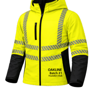 OAKLINE The Kimi Hi Vis Jacket - Yellow - Front