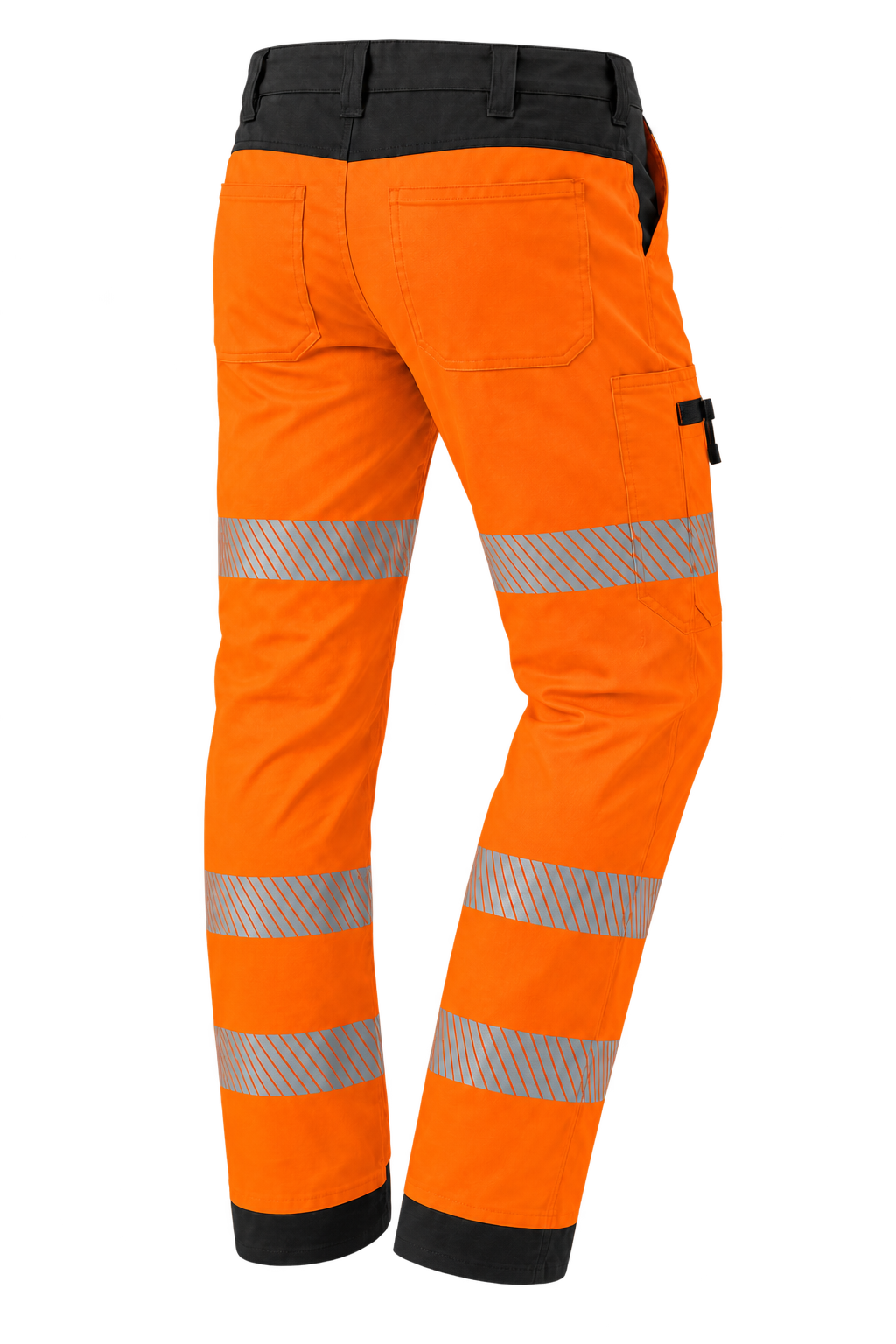 OAKLINE The Calder Stretch Hi Vis Trousers - Orange - Image 3